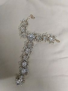 Pearl Studded Hand Chain Ethnic Bracelet