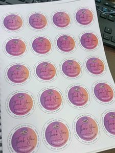 Customized 40 Thankyou Labels 💰🆕