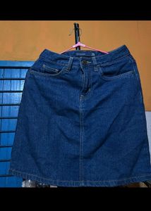Comboo Top And Denim Skirt