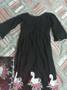 Elegant Black Floral Suit