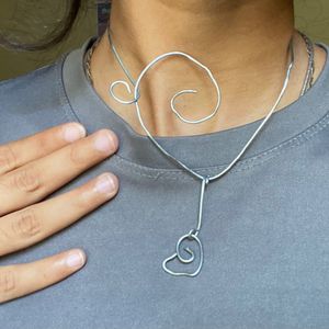 Unique Wire Art Necklace