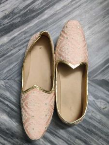 Peach Ethnic Jutti