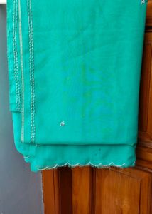 Women&#39;s Beautiful Seagreen Saree 💙