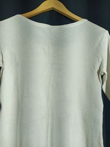 H&amp;M White Western Top(women&#39;s)