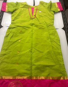 Combo Green And Rose Kurthi, Brown Anarkali