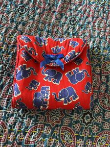 Elephant Print Pouch For Women