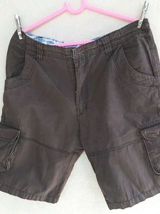 Men's Brown Cargo Shorts