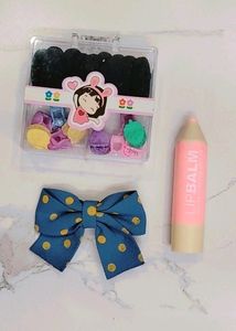 Cute Hair And Lip Care Combo