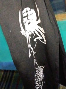 Spider Web Graphic Pants
