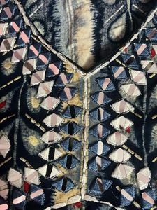 Elegant Printed Kurta mirror work
