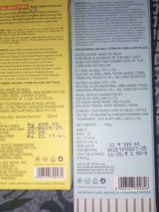 combo of vit c serum and moisturizer