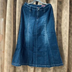 JEALOUS - Denim Maxi Skirt