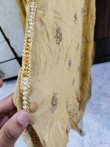 Designer Dupatta And Plazzo