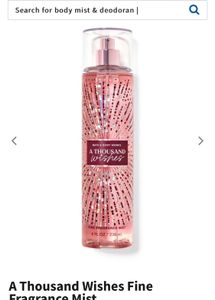 Bath And Body Works Mist