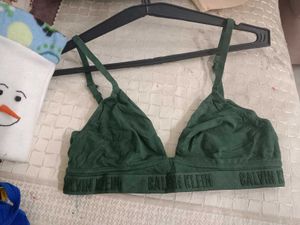Calvin Klein Green Bra