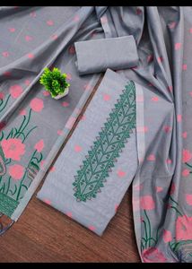 Peach Dress Material