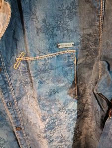 Spykar Mens Floral Printed Shirt