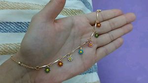 Daisy Colourful Charm Necklace