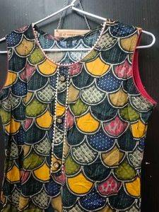 A Multicolour Festive Kurti