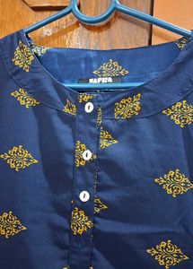 Blue Long Kurti