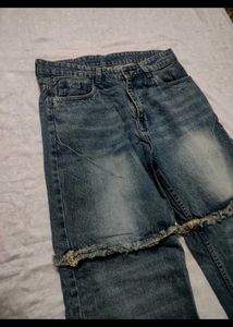 Unique Cropped Wide-Leg Jeans