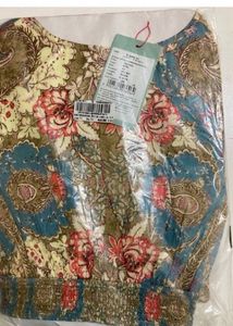 Aarke Ritu KumarFloral Print Crop Top with Pants S