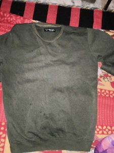 Olive Green Allen Solly Sweatshirt