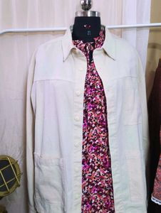 Beige Overshirt Jacket