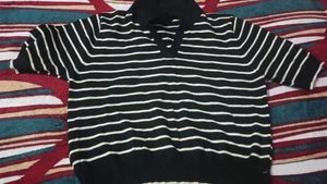 Polo Neck Top