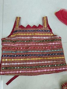 Colorful Embroidered Lehenga Choli Set