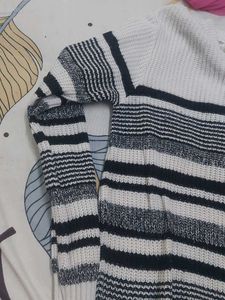 Striped Knit Sweater