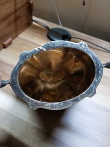 Vintage silver plated sugar pot