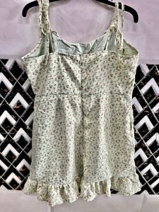 SHEIN MOD Ditsy Floral TieShoulder Cami Dress