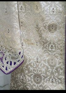 Designer Wedding Sherwani For Men @ - Gold Colour