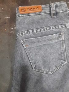 Gray Denim Pants Used Once