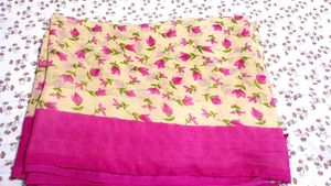 Floral Print saree