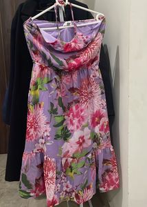 Floral Print Halter Sundress