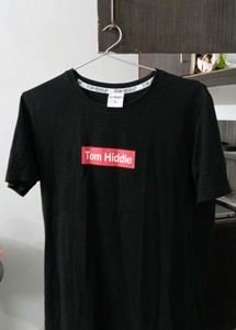 Tom Hiddle Black Back Print T-shirt