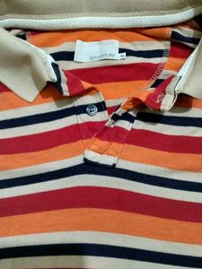 Striped Polo T-Shirt