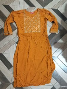 yellow Ethnic Kurta