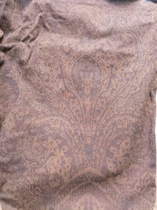 Paisley Print New Pants &amp; Belt