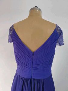 Elegant Purple Midi Dress