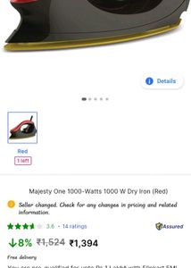 1000w Iron Only 3 Pieces Left Buy Fast