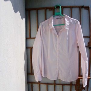 Light Pink Formal Office Siren Shirt Top Women