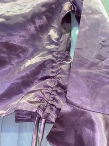 Lavender Satin Shrug