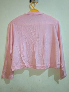 Women Pink Shrug