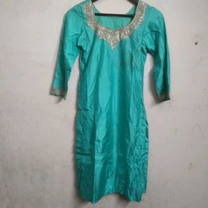 Elegant Pure Silk Complete Kurta SalwarSet