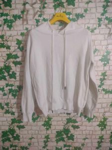 white hoodie