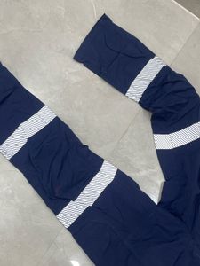 Navy Blue Reflective Work Cool Pants