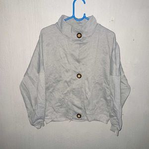 ⭐️Cute Grey Buttoned Jacket